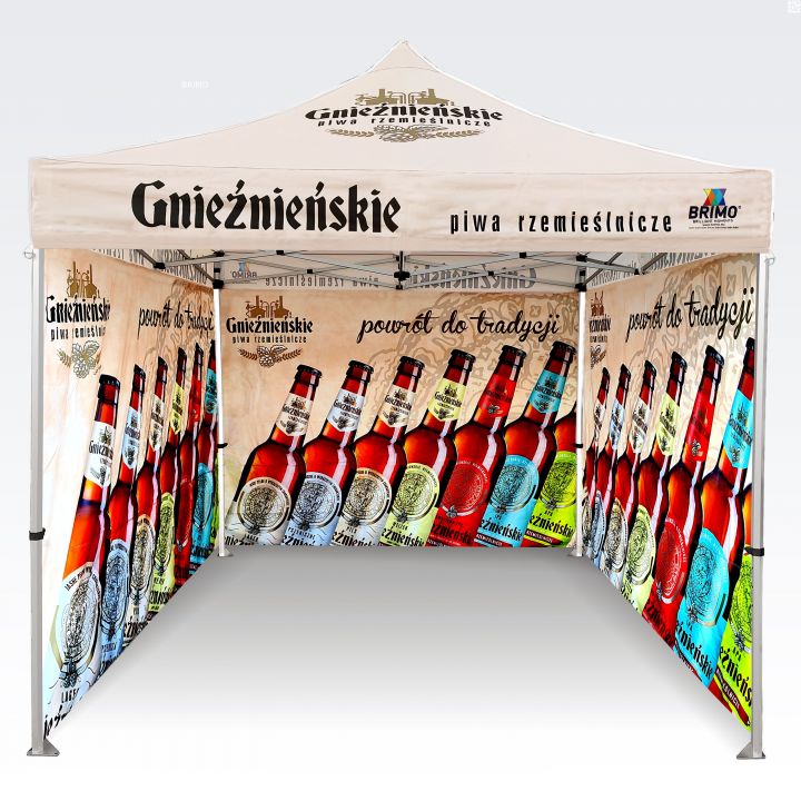 Nepremokavý skladací stan pre outdoorové marketingové akcie
