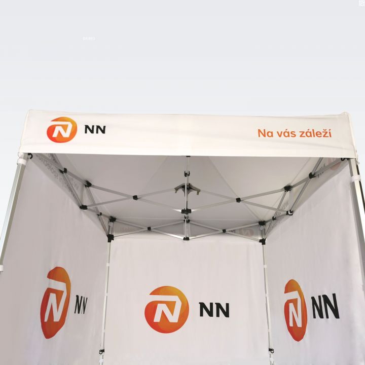 Nepremokavý skladací stan na vonkajšie podujatia
